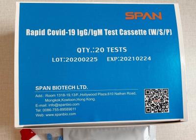 China Covid-19 IgG/IgM Rapid Test Cassette WB/S/P (Hot sale, High quality, competitive price) for sale