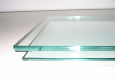 China Decorative Clear Float Glass 4mm 6mm Thickness With Natural Corner / Grind Corner for sale