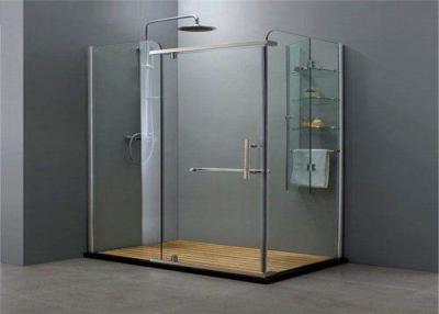 China Size Customized Clear Toughened Glass , Bathroom Shower Glass For Shower Enclosure for sale