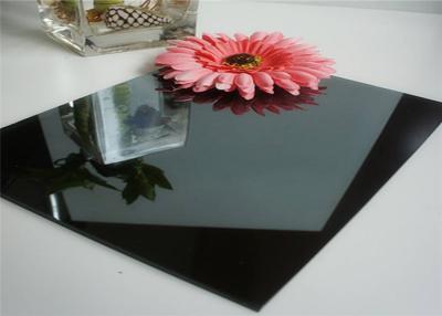 China 4mm - 8mm Thickness Black Reflective Glass / Clear Reflective Glass For Schools for sale