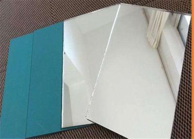 China Safety Decorative Silver Mirror Glass Sheet 4mm 5mm 6mm Thickness For Bathroom for sale