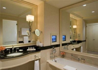 China Flat Shape Double Sided Mirror Glass 1.8mm - 19mm Thickness For Bathroom for sale