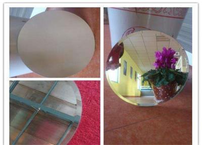 China Safety Grey Tinted Mirror Glass , Size Customized Mirror Float Glass For Decorative for sale