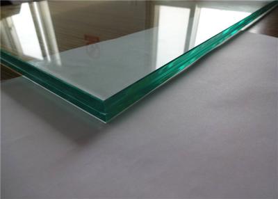 China High Safety Clear PVB Laminated Glass Tempered Flat Laminated Glass For Fence / Balcony for sale