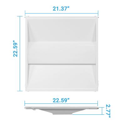 China Desktop ETL DLC for North American 130lm/w led troffer retrofit kit light 2x2ft 2x4ft 24w 30w 40w troffer retrofit kits for sale