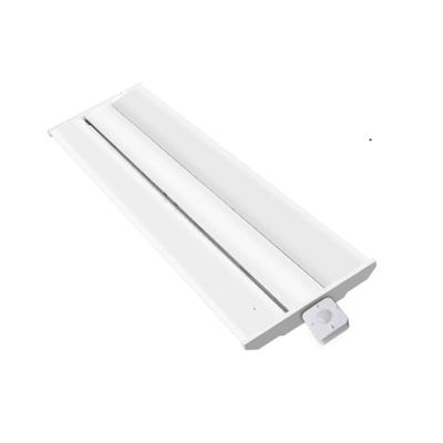 China Smart Warehouse Daylight Harvesting 0-10V Dimming 150W 2ft LED Linear High Bay Light With Occupancy Sensor for sale