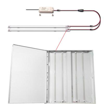 China Commercial led light up retrofit kit 2x2 2x4 36w led strip kit with DLC 5 years warranty ARK/DT/36K50D112 (13N) for sale