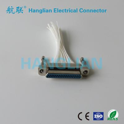 China PCB J30J seires female connector mil c 83513 J30J-37TJK rectangular socket for sale