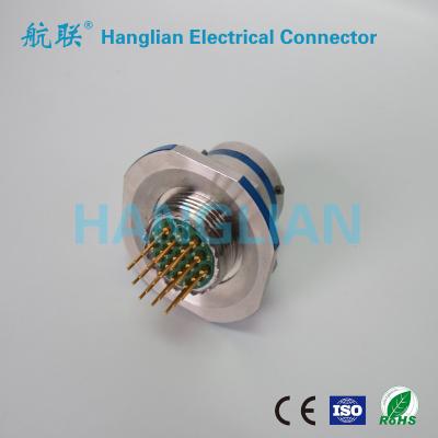 China Space Defense MIL-DTL-38999 I 19 Pin Wall Mount Hermetic Connector Female Receptacle For Long PCB On Wire Back Shell MS27469T15E19SLN for sale