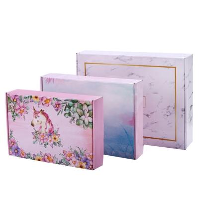 China Low MOQ Recyclable Mailer Box Packaging Printed Recyclable Corrugated Cardboard Kraft Paper Box for sale