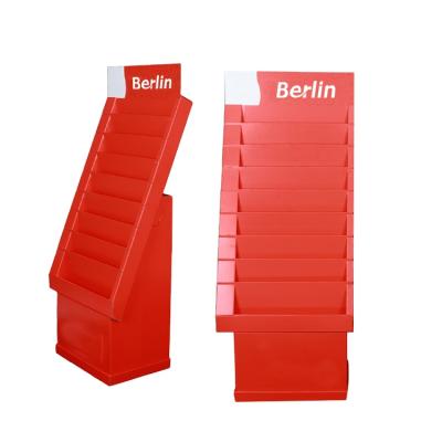 China Recyclable Multi Function Display Paper Box Red High Quality Customized Own Logo Paperr Display Boxes for sale