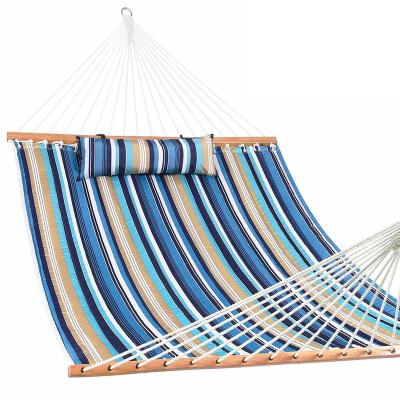 China Danlong Modern Good Quality Outdoor Two Person Beaches Bar To Swing Quilted Fabric With Pillow For Garden Patio Yard for sale