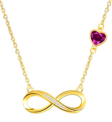 China New FASHIONABLE Hot Selling Jewelry S925 Infinity Necklace Silver Pendant for sale