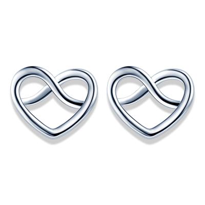 China 2020 Romantic New Fashion Earring 925 Sterling Silver Heart Earrings For Women for sale