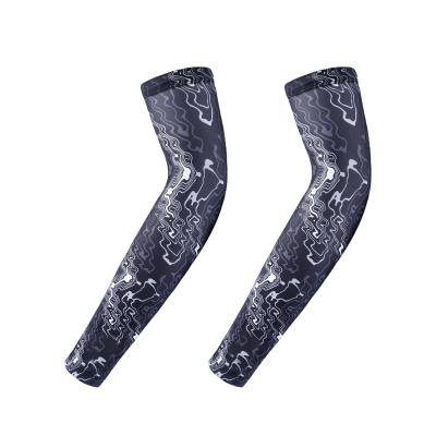 China Custom Made Custom Mens Sports Ice Sleeves For Golfing UV Protection Breathable Compression Tattoo Gaming Arm Sleeve for sale