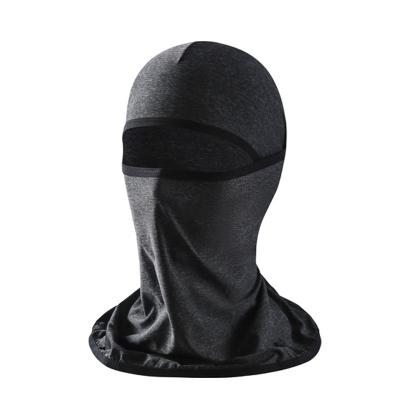 China Sunscreen Custom Design Cycling Hat Windproof Hood Reusable Silk Balaclava Motorcycle Facemask Embroidery Face Mask for sale