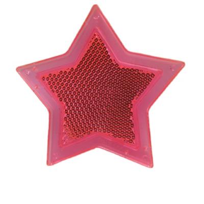 China Pavement Safty Plastic Bike Wheel Reflector Star Shape Spoke Reflector For Bicycle for sale