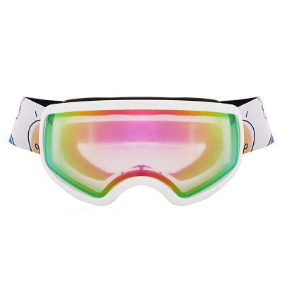 China HD Ski Goggles Snow Goggles For Kids FOG Magnetic Ski Goggles for sale