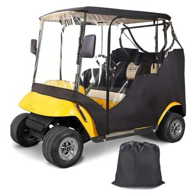 China Extended Type - 2 Person Golf Cart Cover Enclosure Travel 4 Sided for sale