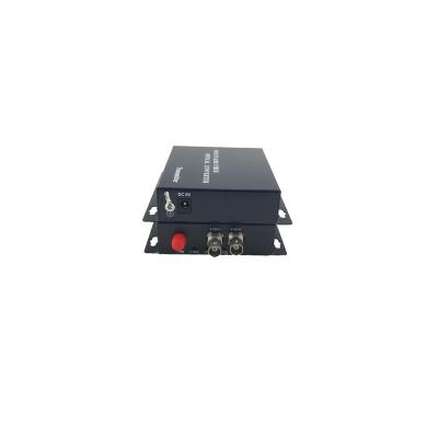 China CCTV Factory Price 2 CH 1080P HD Video TVI/CVI/AHD Fiber Optic Converter for sale