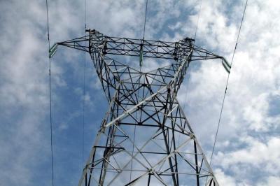 China Customized Electricity Transmission Towers Electric Power Towers  45M for sale