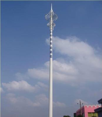 China ASTM A572 Mono Pole Tower Cell Tower Antenna Outdoor Single Poles for sale