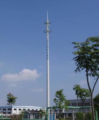 China 15M Mono Pole Tower Tv Antenna Towers Ham Radio Towers 30 - 100 m Height for sale