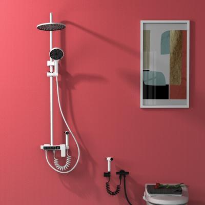 China Modern Hot Sale Bathroom Wall Mounted Shower And Faucet for sale