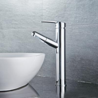 China Modern Cheap Bathroom Basin Sink Faucet Faucet With Telescopic Spout for sale