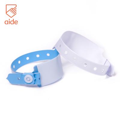 China One Soft Weather Waterproof / Waterproof PVC Hospital Patient Use ID Band Wristbands Plastic Wristbands for sale