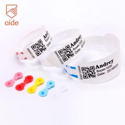 China Synthetic Paper Disposable Medical ID Wristbands Hospital Mother Baby Patient ID Bands Armbands For Kids Sale for sale