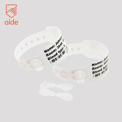 China 100% Waterproof Pink Hospital Medical Alert Reborn Baby Doll ID Bracelet Wristband for sale