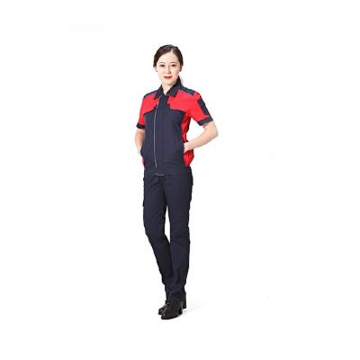 China Wholesale Unisex Men's Loose Cargo Workwear Overall Safety Suits Jacket Auto Repair Clothing for sale