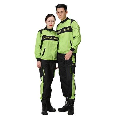 China Unisex Men High Vis Reflective Workwear Uniforms Safety Suits Jackets Auto Repair Clothing for sale