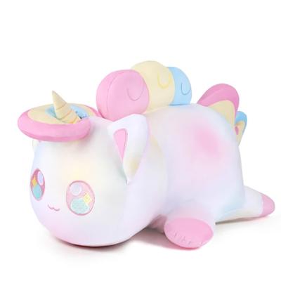 China Eco-Friendly Material Food Plush Doll Cat Mermaid Cheeseburger Aphmau Meows Cat Plush Toy Soft Stuffed Kawaii Unicorn Donut Pillow Kawaii Plushie for sale