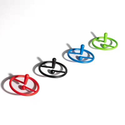 China Decompression Toy Creative Suspension Exclamation Mark Mini TikTok Hot Sale Amazon Ground Top Rotation Gyro Finger Spinner Toy for sale