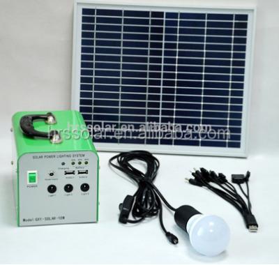 China Home 10W to 200WPortable OEM Generator, Cell Phone Charger Solar Power System for sale