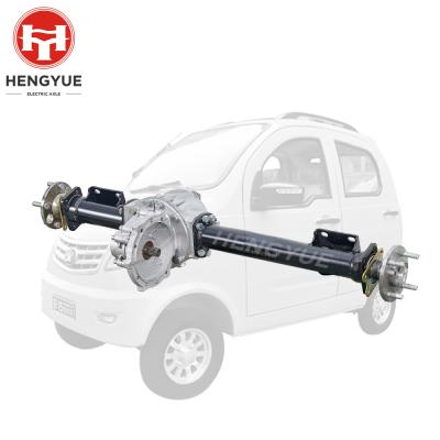 China Aluminum Alloy Hengyue Low Speed ​​Round Flange Split 18 Gear Teeth Tricycle Rear Axle for sale