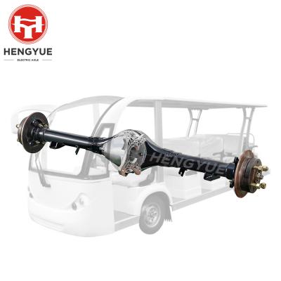 China Aluminum Alloy Hengyue Electric Motor Driving Rear Axle For Tour Vehicle for sale