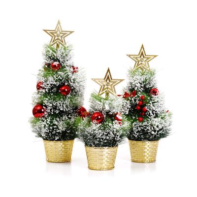 China Wholesale Christmas Tree Decoration Children's Mini Christmas Package Tree Desktop Modern Simplicity Christmas Gift for sale