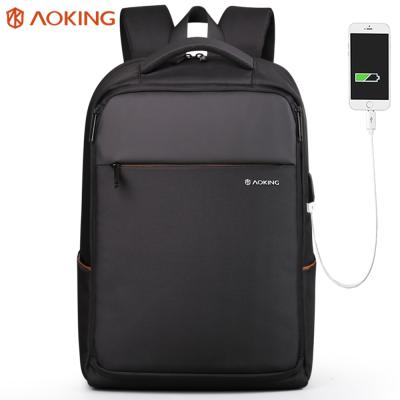 China With Custom Aoking Logo USB Aoking Waterproof Business Backpack Multifunctional Laptop Backpack For Men for sale