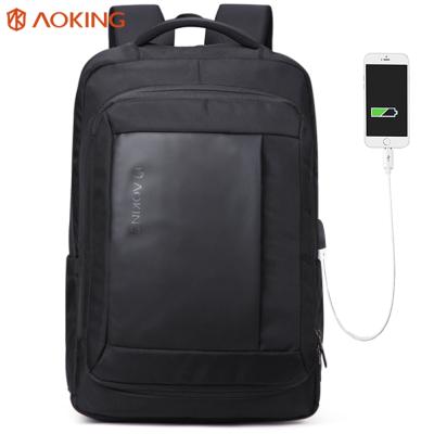 China With Waterproof USB High School Backpack Laptop Fashion School USB Charging Hot Selling Backpack for sale