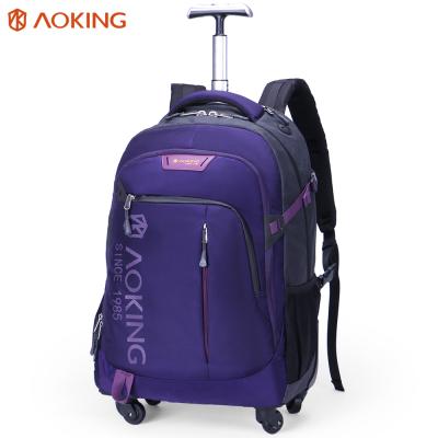 China Back Protection With Breathable High Quality Mesh Aoking School Bags Trolley School Backpack, Kids School Trolley Backpack, Trolley School Backpack for sale