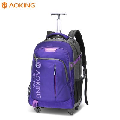 China Aoking Anti-theft Heavy Duty Bag Pack With Trolley Backpack Men , Trolley Bags Backpack for sale