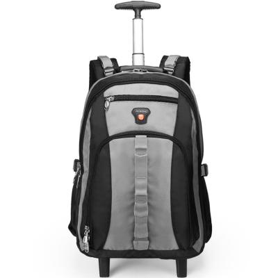 China AOKING Polyester Waterproof Trolley Backpack Travel With Wheels,China Trolley Backpack Custom for sale