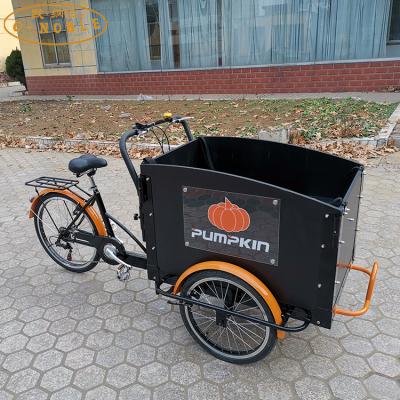 China New family Dutch bicycle pedicab model electric rickshaw/parent-child tricycle/multifunctional pedal tricycle for sale