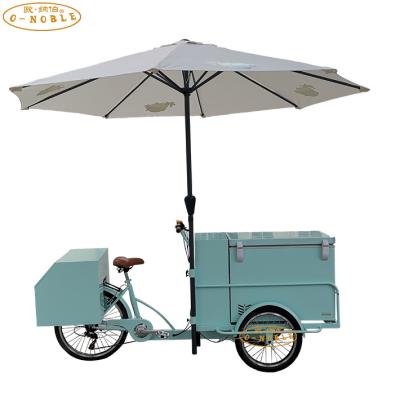 China High quality cargo ice cream tricycle with battery electric fridge bike for sale