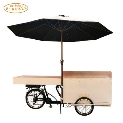 China Electric Cargo 3 Wheel Pedal Assisted Vending Machine Ice Cream Refrigerated Bike Tricycle for sale