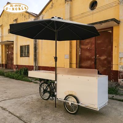 China Electric Cargo High Level Ice Cream Cart Ice Cream Push Cart Ice Tricycle for sale