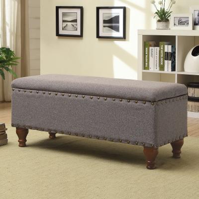 China STORAGE Bench Leg Sneak Long Storage Canvas Wooden Shoe Cloth Chair Antique Indoor Bench for sale